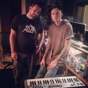 Ben Schigel and Machine Gun Kelly Spider Studios